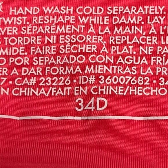 Victoria’s Secret Heather Pink, Black, Gray Adjustable Strap Convertible Bra-34D - Picture 15 of 16